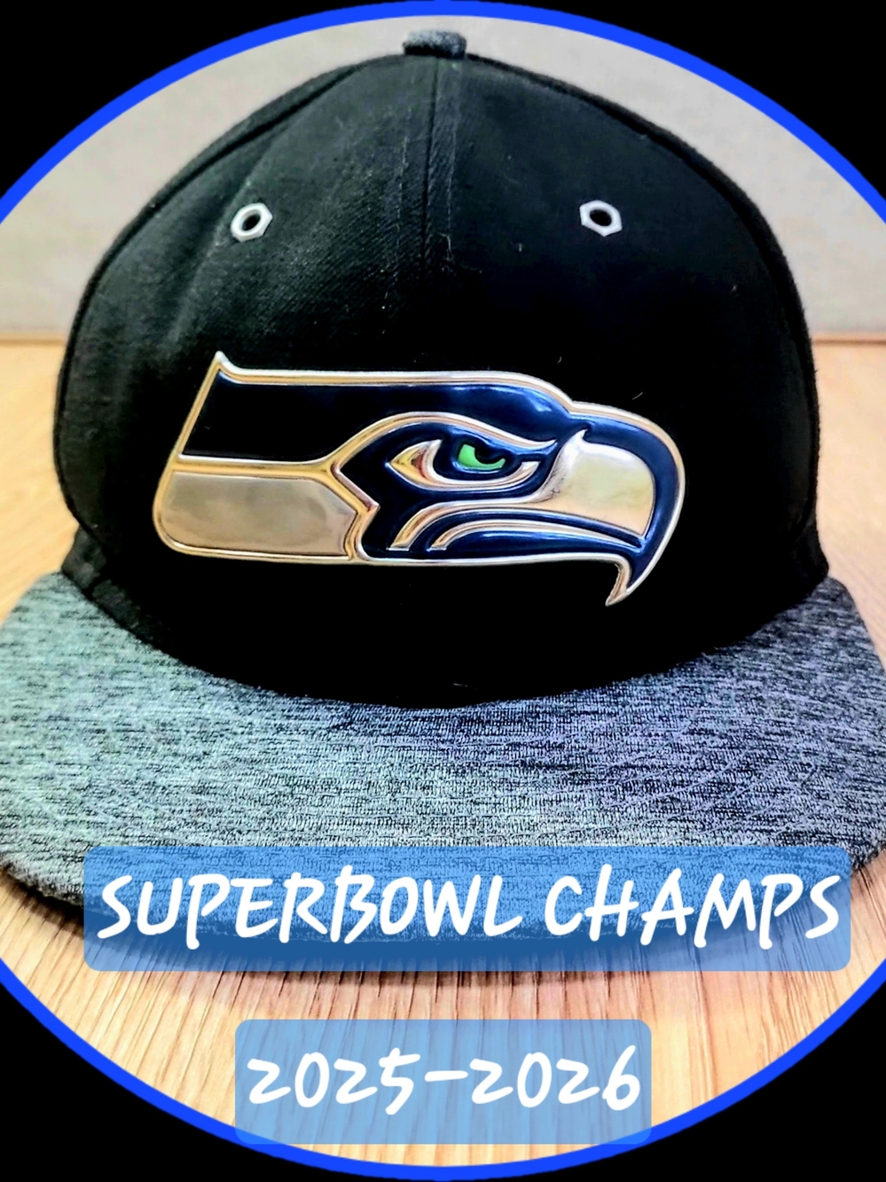 Seattle Seahawk Fitted Cap        7 3/8